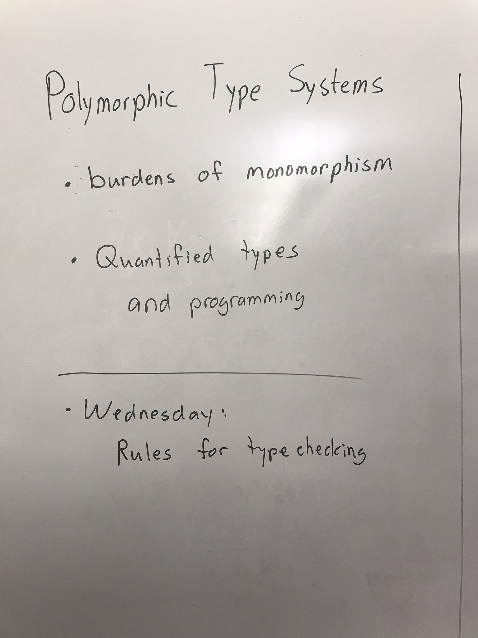 poly type systems motivation 1